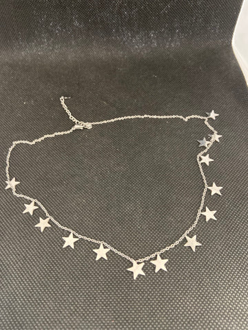 COLLANA IN ACCIAIO C/STELLINE