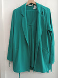 COMPLETO MAGLIA+PANTALONE+CARDIGAN FIORELLA RUBINO TGXL VERDE