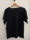 MAGLIA MARA CAROL TGM BLU/BIANCO C/RIPORTO MACRAME'