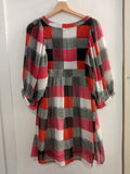 ABITO MISS SIXTY TGS FANTASIA  NERO/ROSSO/FUCSIA