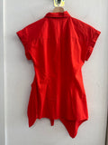CAMICIA DONNA ZARA TGXS ROSSO