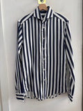 CAMICIA B.DALES MIS.39 A RIGHE BIANCO/BLU UOMO