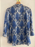 CAMICIONE POSITANO TGM BLU/GRIGIO PIZZO