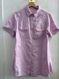 CAMICIA DONNA M.PECCI TG48 ROSA INLINO