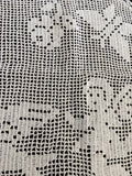 CENTRINO L25X44 CM UNCINETTO BIANCO