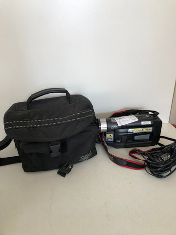 VIDEOCAMERA JVC A CASSETTE ( ACCESSORI ALLA CASSA )