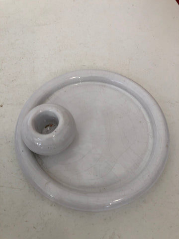 PORTA CANDELA IN CERAMICA H4XDIAMETRO10 CM