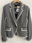 GIACCA ZARA TGXS NERO/BIANCO