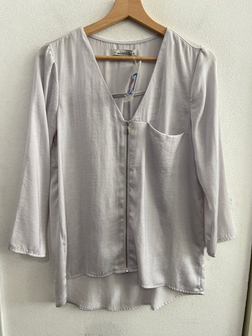 MAGLIA PULL&BEAR TGS GRIGIO CHIARO
