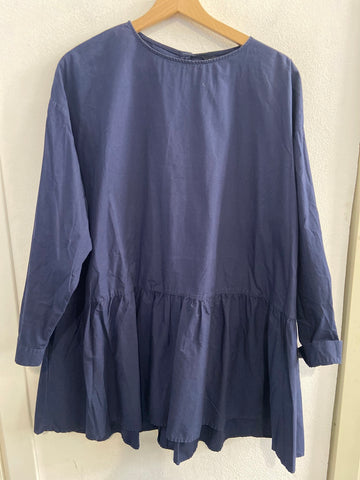 CAMICIA ZARA TGS BLU AMPIA
