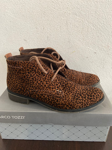 SCARPE MARCO TOZZI MIS.39 MARRONE MACULATO C/SCATOLO