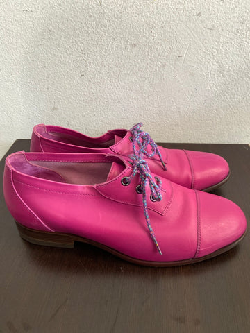 SCARPE JILSANDEER MIS.371/2 IN PELLE FUCSIA