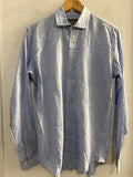 CAMICIA HERMITAGE TGM LINO AZZURRO UOMO