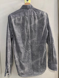 CAMICIA A.MORATO TG46 BIANCO/NERO A RIGHE
