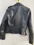GIUBBOTTO ZARA TGS IN SIMILPELLE NERO DONNA