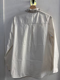 CAMICIA DONNA OLTRE TG52 BIANCO C/PIETRE