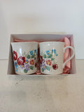 COPPIA TAZZE PORCELLANA ENGLAND H8XDIAMETRO5 CM