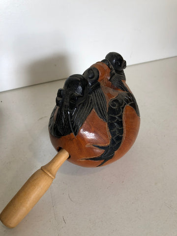 MOKUGYO STRUMENTO MUSICALE ETNICO H13XL10 CM