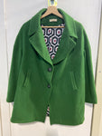 CAPPOTTO DONNA CHEAPEAU TG44 VERDE IN LANA