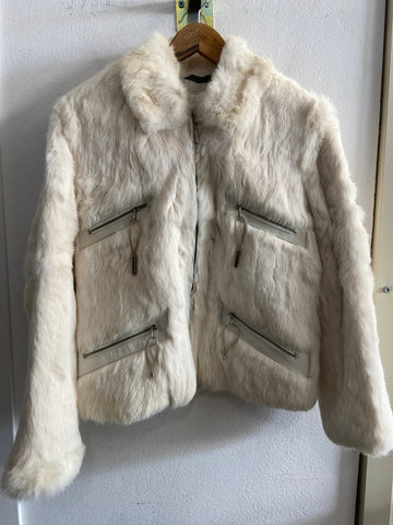 GIACCA J.J.SCOTT TG44 LAPIN BIANCO DONNA