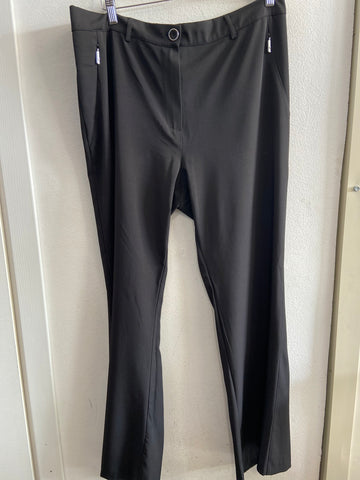 PANTALONE C.LANCINI TG50 NERO DONNA A CAMPANA