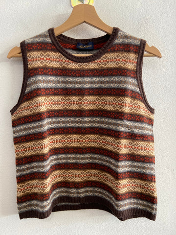 GILET LUISA SPAGNOLI TGL MARRONE FANTASIA