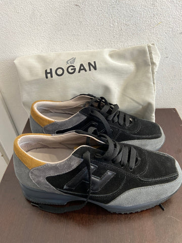SCARPE HOGAN MIS 42 GRIGIO NERO