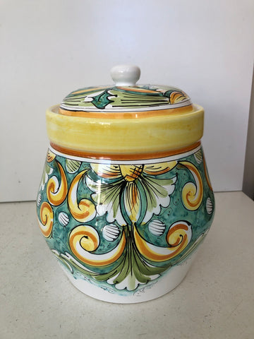 BSCOTTIERA IN CERAMICA CALTAGIRONE H20XDIAMETRO13 CM