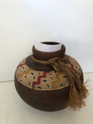 VASO IN TERRACOTTA H20XDIAMETRO5 CM C/IMPERFEZIONE