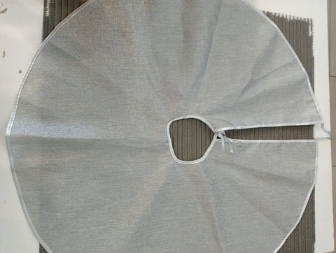 COPRI PIEDE PER ALBERO DI NATALE ARGENTO