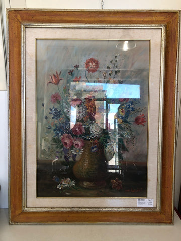 QUADRO OLIO SU TELA NATURA MORTA 50X70