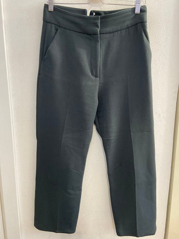 PANTALONE ZARA TGS VERDE BOSCO DONNA