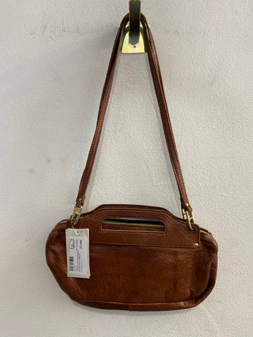 TRACOLLA ZENITH C/MANICI IN VERA PELLE MARRONE