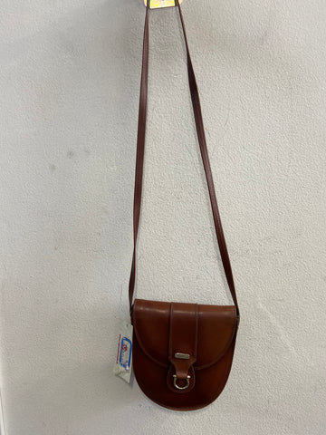 TRACOLLA IN VERO CUOIO MARRONE