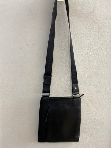 BORSELLO FERRE' UOMO IN TESSUTO E PELLE