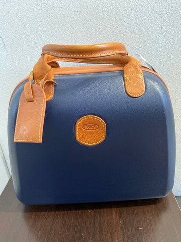 BEAUTY DA VIAGGIO BRIC'S DOPPIO MANICO BLU/COGNAC