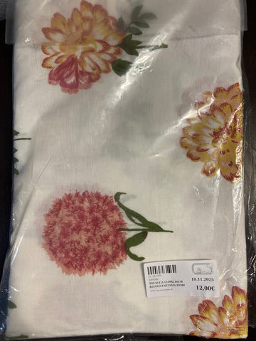 TOVAGLIA L140X210CM BIANCO FANTASIA FIORI