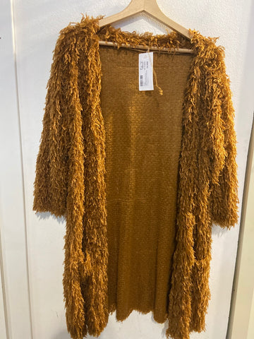 CARDIGAN SARA CHOLE TGXL COGNAC SFILACCIATO