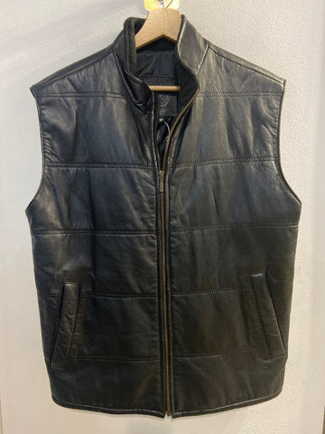 SMANICATO UOMO TGM IN PELLE NERA