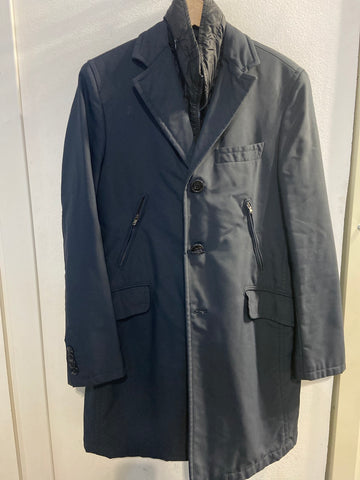 GIACCA MANUEL RITZ IMBOTTITA TG48 BLU NOTTE