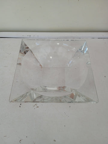 POSACENERE IN VETRO H5XL20XP20 CM ( CON IMPERFEZIONE )