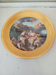 PIATTO MUSEUM LOUVRE PARIS CON SCENA MITOLOGICA DIAM 21