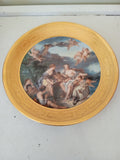 PIATTO MUSEUM LOUVRE PARIS CON SCENA MITOLOGICA DIAM 21