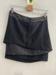 MINIGONNA GUESS TG42 NERO MULTISTRATO