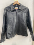 GIACCA DONNA TGM IN VERA PELLE NERA