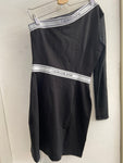 ABITO CKJEANS TGL NERO MONOSPALLA