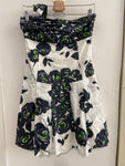 ABITO MISS MONEY MONEY TG42 BIANCO FANTASIA FIORI GRIGIO/VERDE