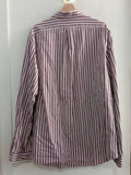 CAMICIA POLO RALPH LAUREN TGXXL A RIGHE BIANCO/FUCSIA