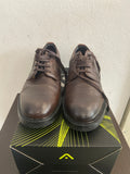 SCARPE UOMO AMBITIOUS MIS.44 PELLE MARRONE C/SCATOLO