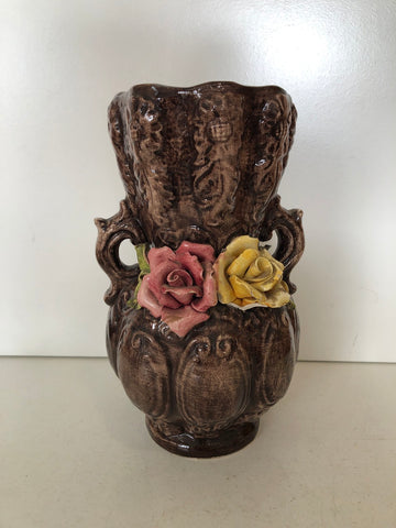 VASO IN CERAMICA DI BASSANO H30XD15 CM (C/IMPERFEZIONE)